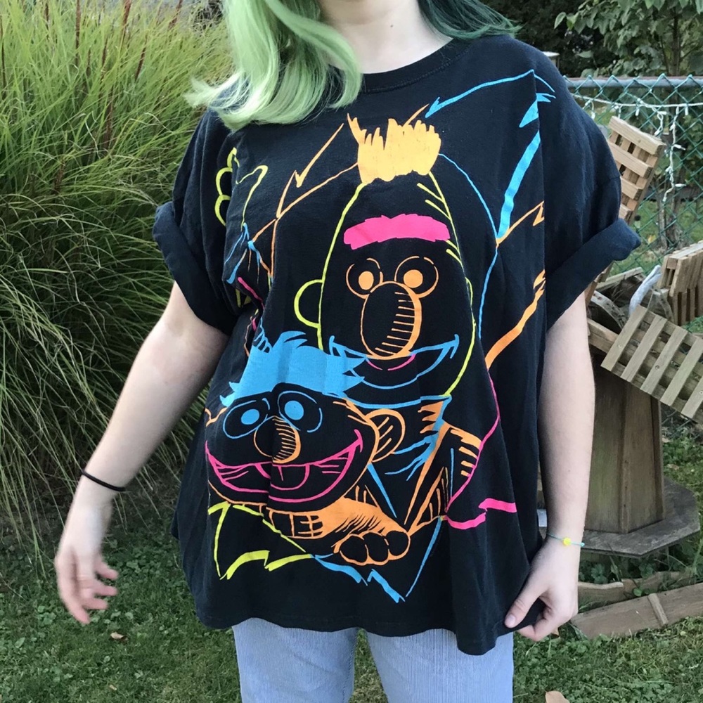 Bert n Ernie Vintage Color Pop Tee